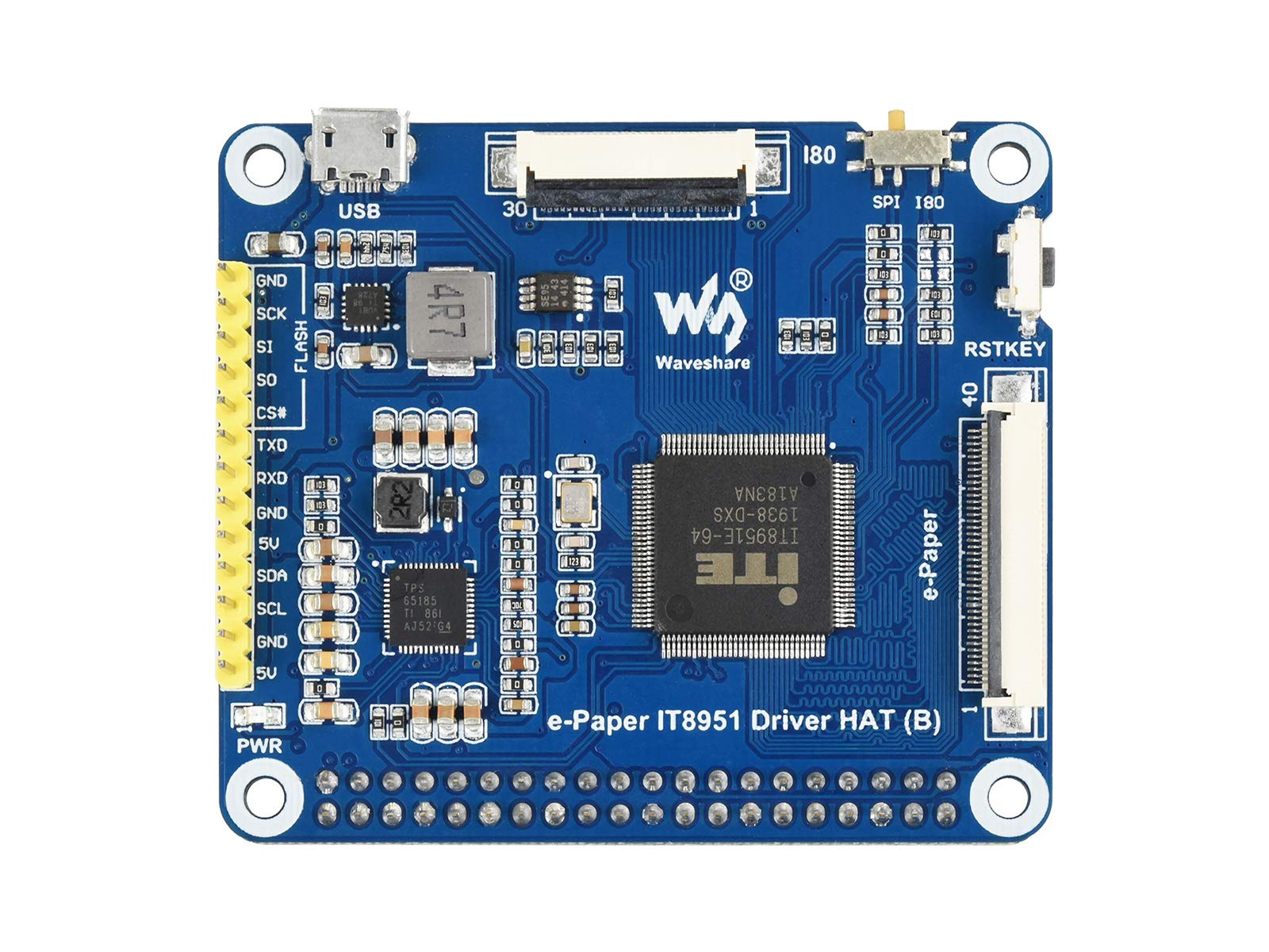 waveshare-10-3-zoll-e-paper-hat-1872-1404-flexibel-f-r-raspberry-pi-stm32 image 3