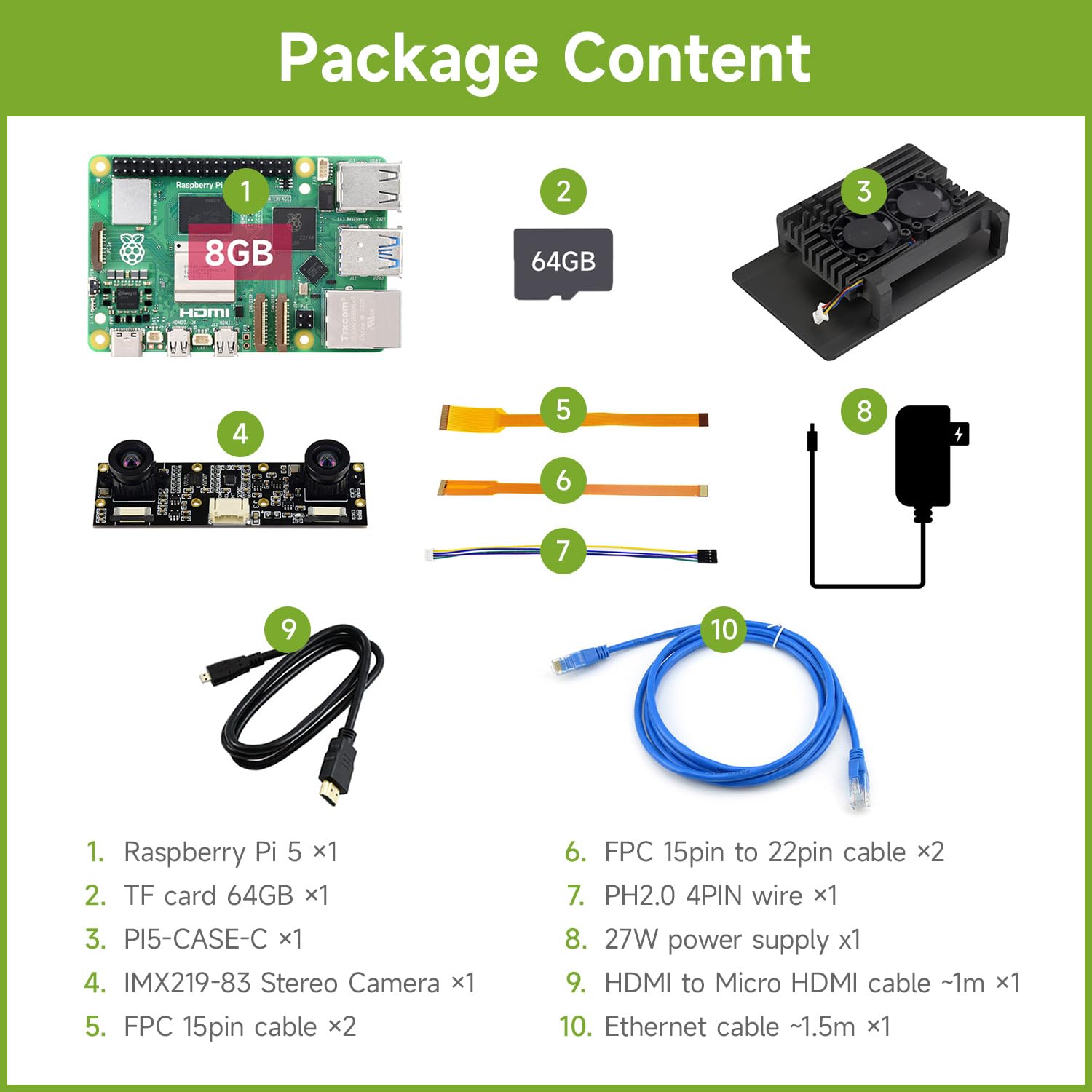 waveshare-dual-kamera-kit-f-r-raspberry-pi-5-mit-pi-5-8gb-imx219-83-stereo-kamer image 2
