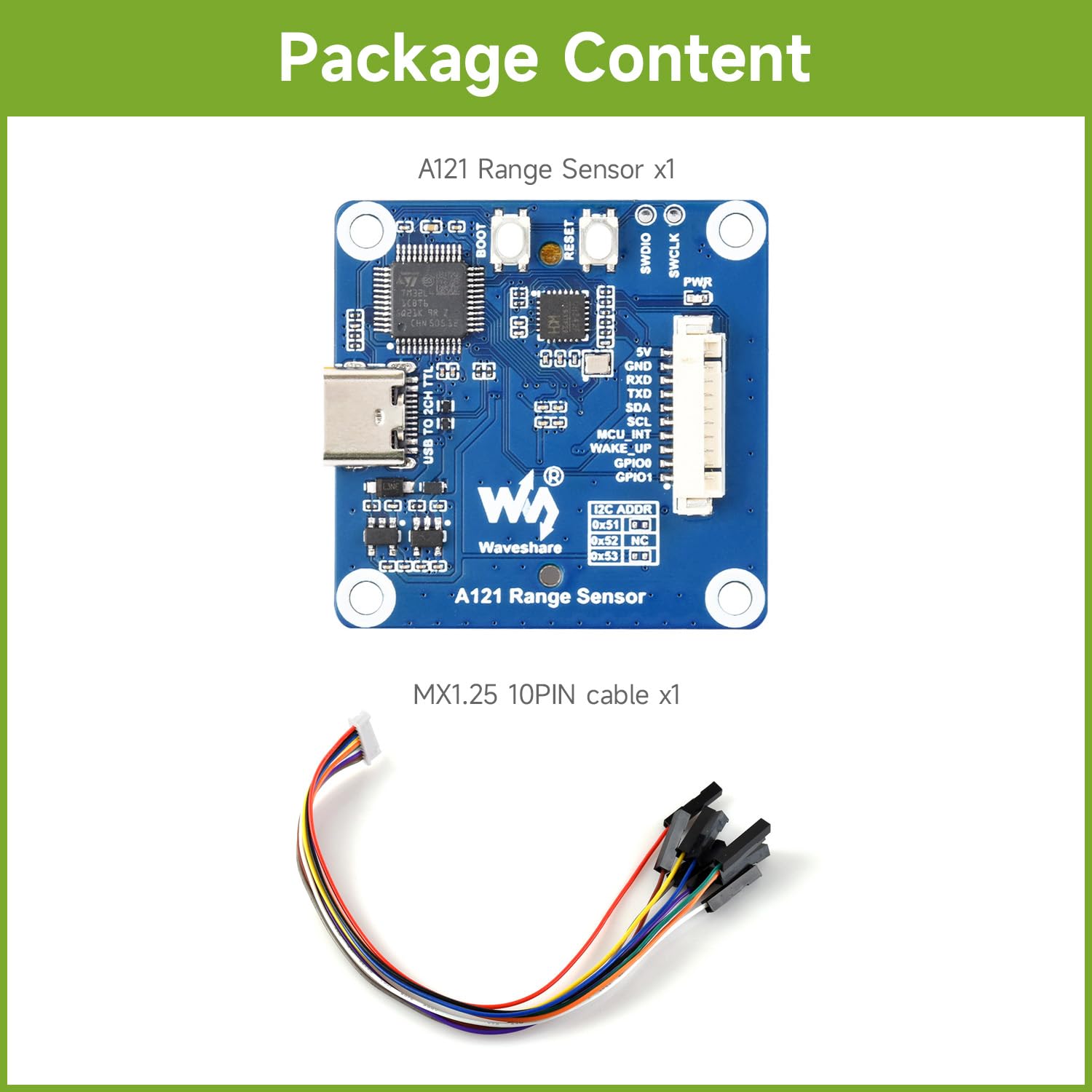 waveshare-a121-range-sensor-60ghz-mmwave-radar-modul-acconeer-a121-pcr-hochpr-zi image 2