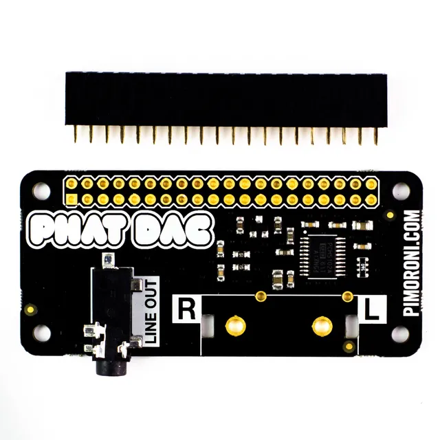 pimoroni-phat-dac-24-bit-192khz-audio-dac-f-r-raspberry-pi image 1
