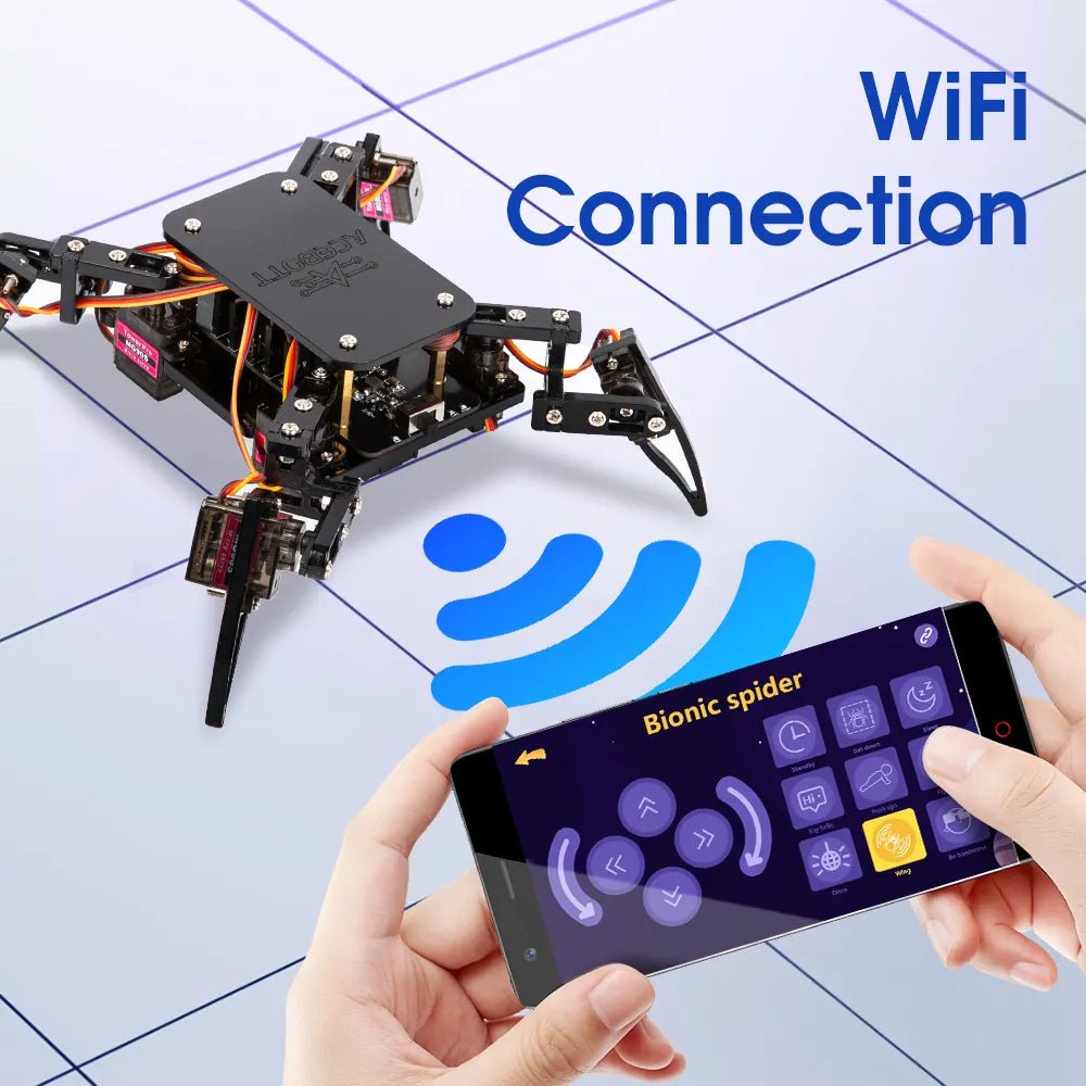 acebott-quadruped-bionic-spider-robot-kit-mit-esp8266-controller-board image 8