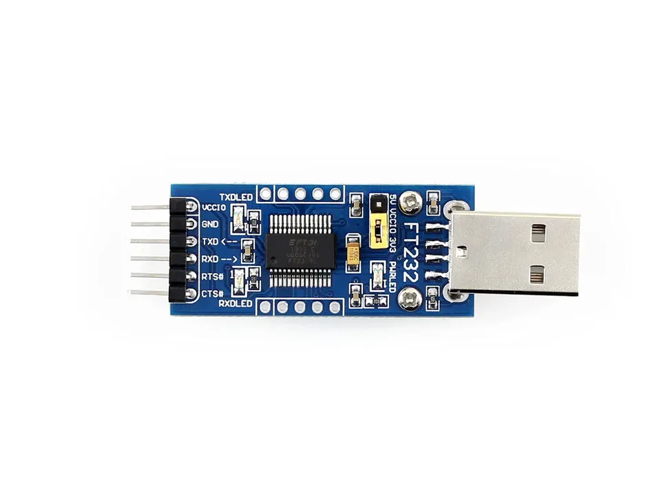 waveshare-ft232-usb-zu-ttl-uart-kommunikationsmodul-usb-c image 1