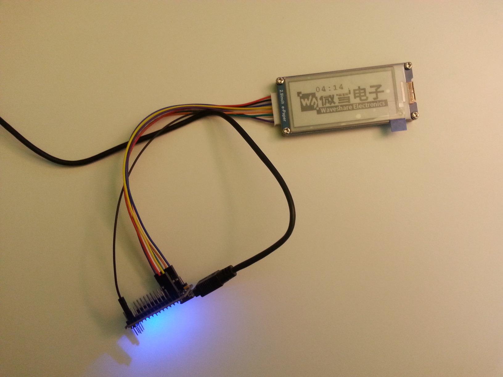 Scharfes E-Paper