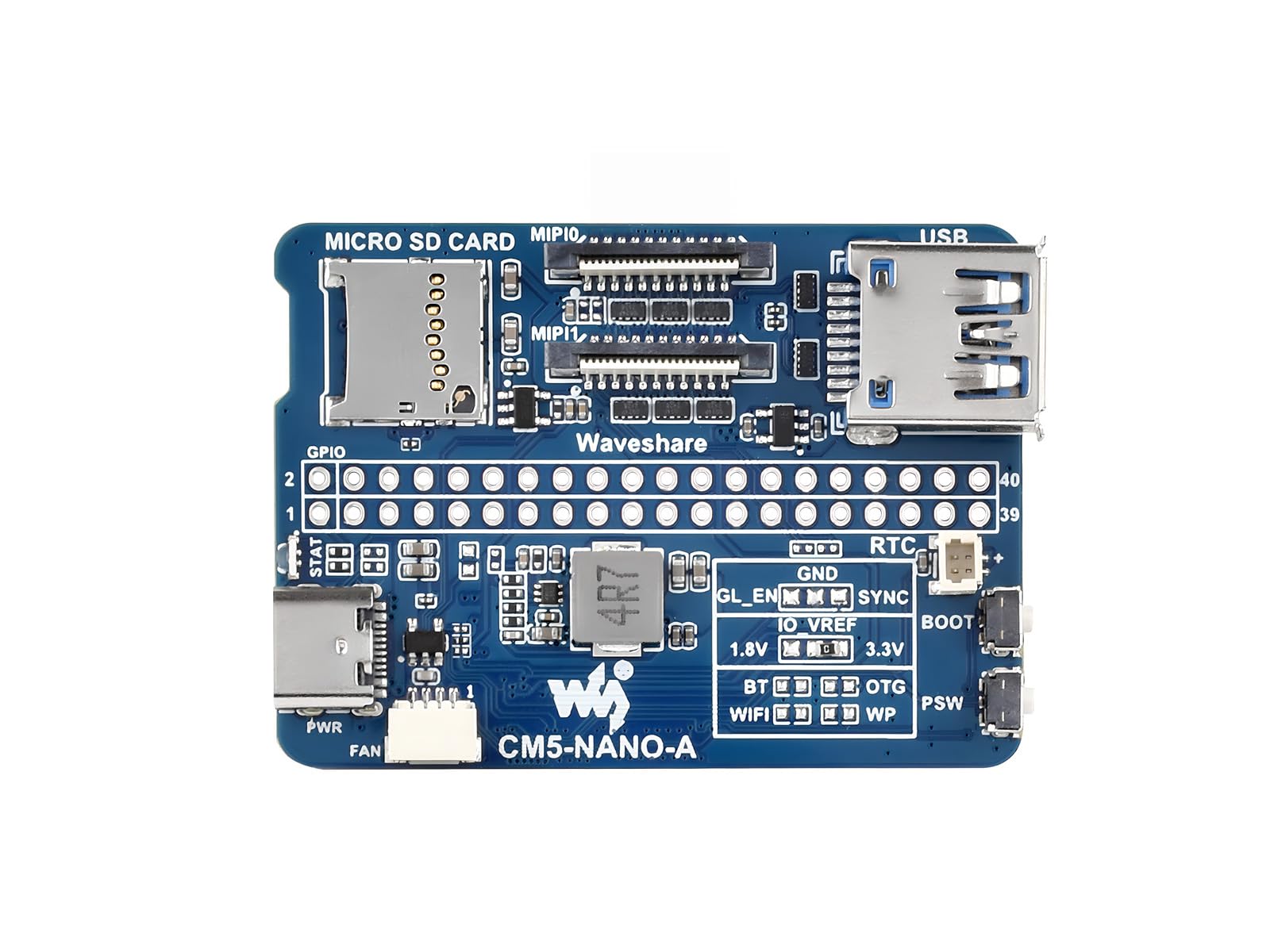 waveshare-nano-base-board-a-f-r-raspberry-pi-compute-module-5-mini-tr-gerboard-5 image 6