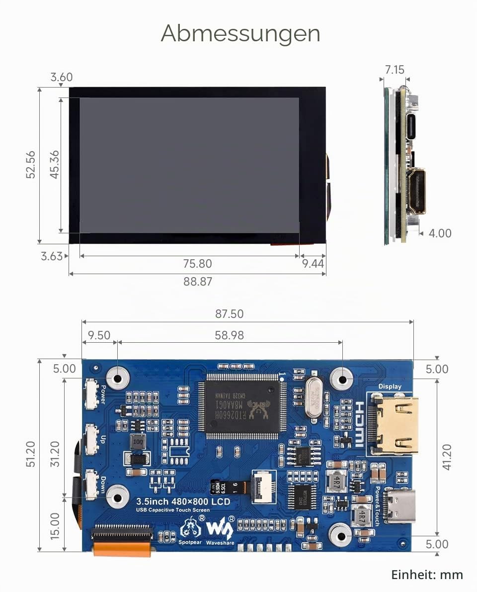 waveshare-3-5-zoll-ips-touch-lcd-480x800-hdmi-display image 8