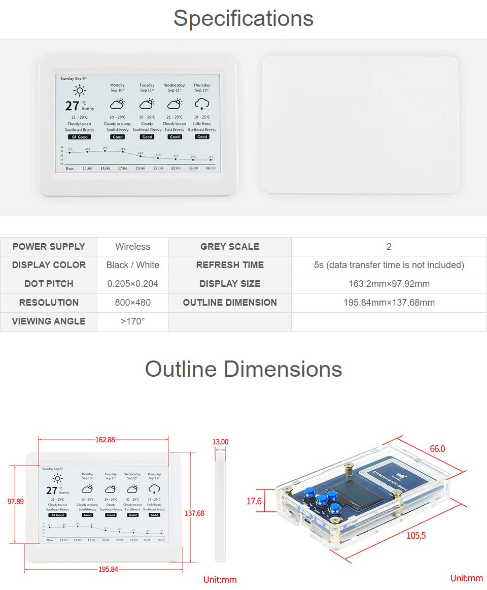 waveshare-7-5-zoll-e-paper-nfc-powered-kit-800-480-kabellos-batterielos image 8