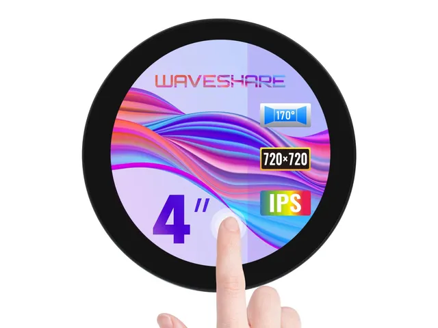 waveshare-4-zoll-dsi-lcd-rundes-kapazitives-touch-display-720x720-ips-f-r-raspbe image 1