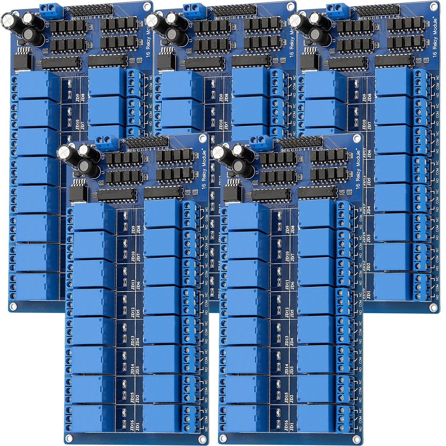 az-delivery-16-relais-modul-12v-mit-optokoppler-low-level-trigger-f-r-arduino image 3