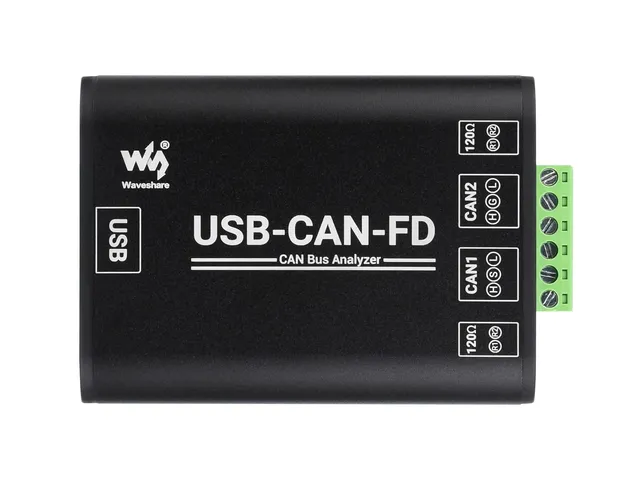 waveshare-industrial-grade-can-can-fd-bus-datenanalysator-usb-zu-can-fd-adapter- image 1