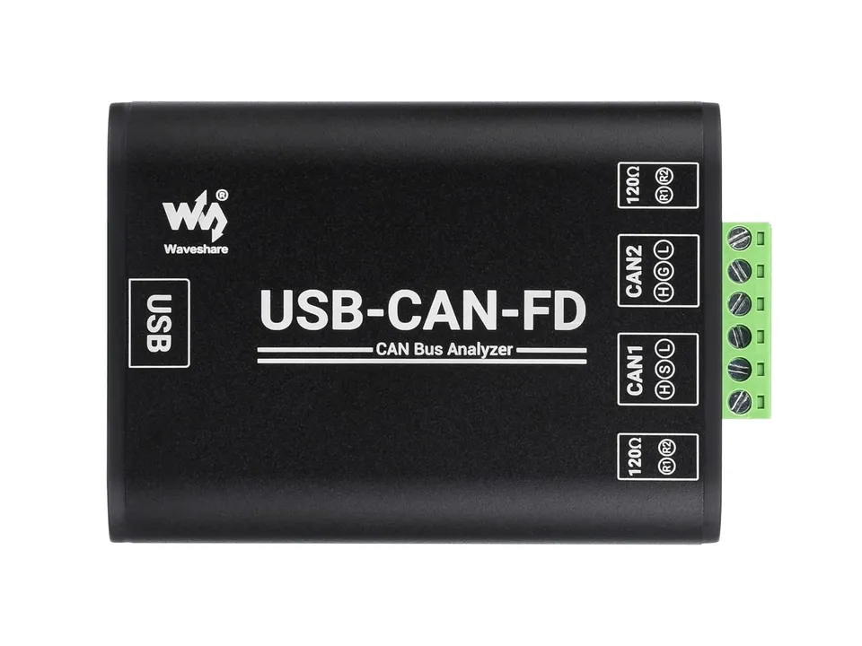 waveshare-industrial-grade-can-can-fd-bus-datenanalysator-usb-zu-can-fd-adapter- image 1