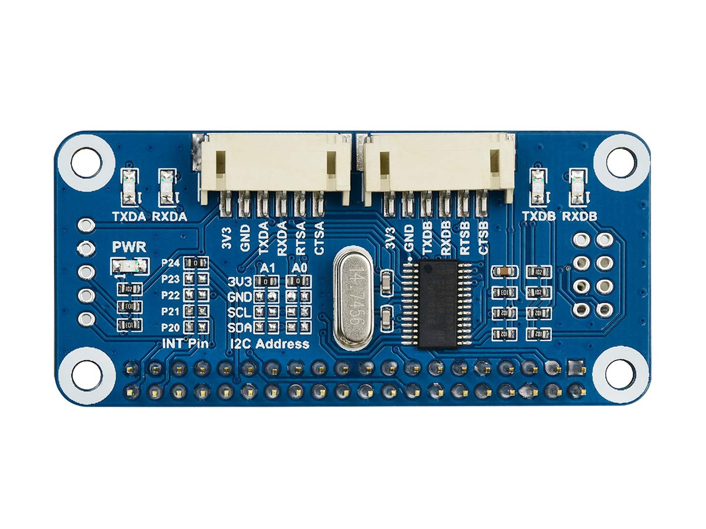 waveshare-serial-expansion-hat-f-r-raspberry-pi-zero-2b-3b-3b-2x-uart-8-gpio-ber image 2