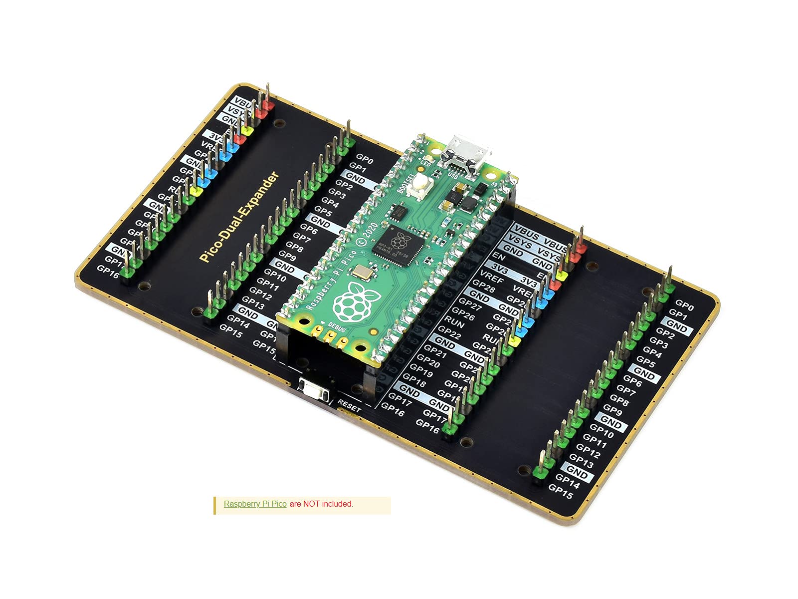 waveshare-dual-gpio-expander-f-r-raspberry-pi-pico-erweiterungsboard-mit-2x-2x20 image 8