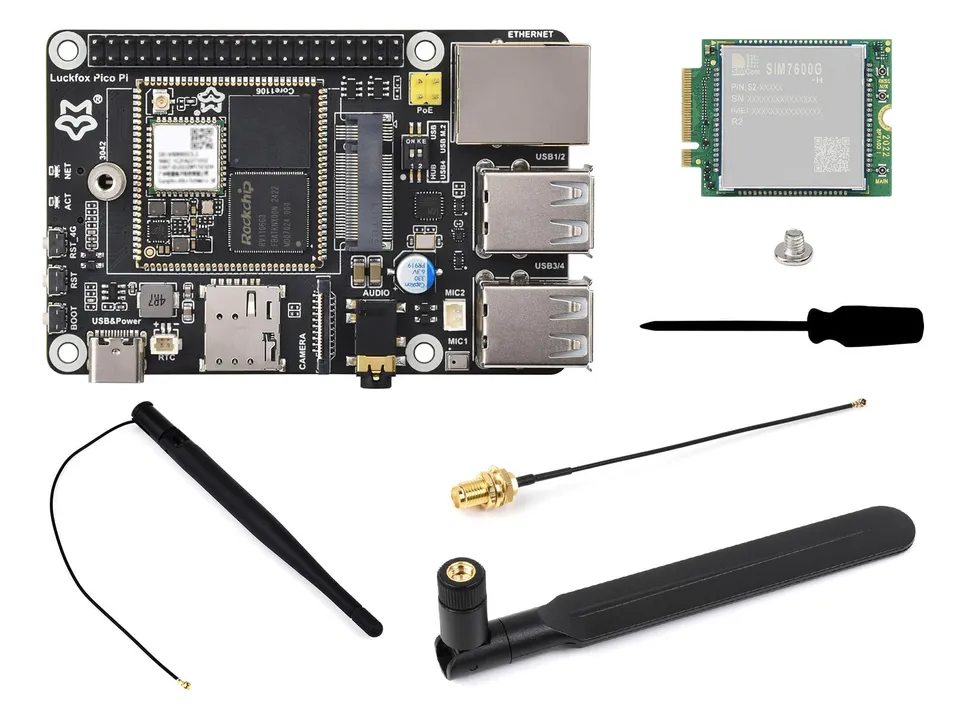 waveshare-luckfox-pico-pi-a-linux-entwicklungsboard-rv1106g3-1tops-npu-wifi-6-4g image 1
