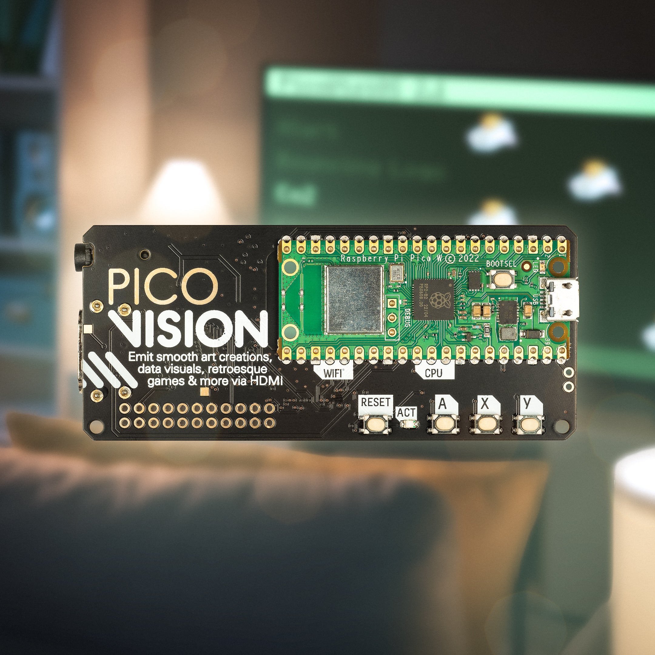 pimoroni-picovision-mit-pico-w-hdmi-video-stick-mit-dual-rp2040 image 2