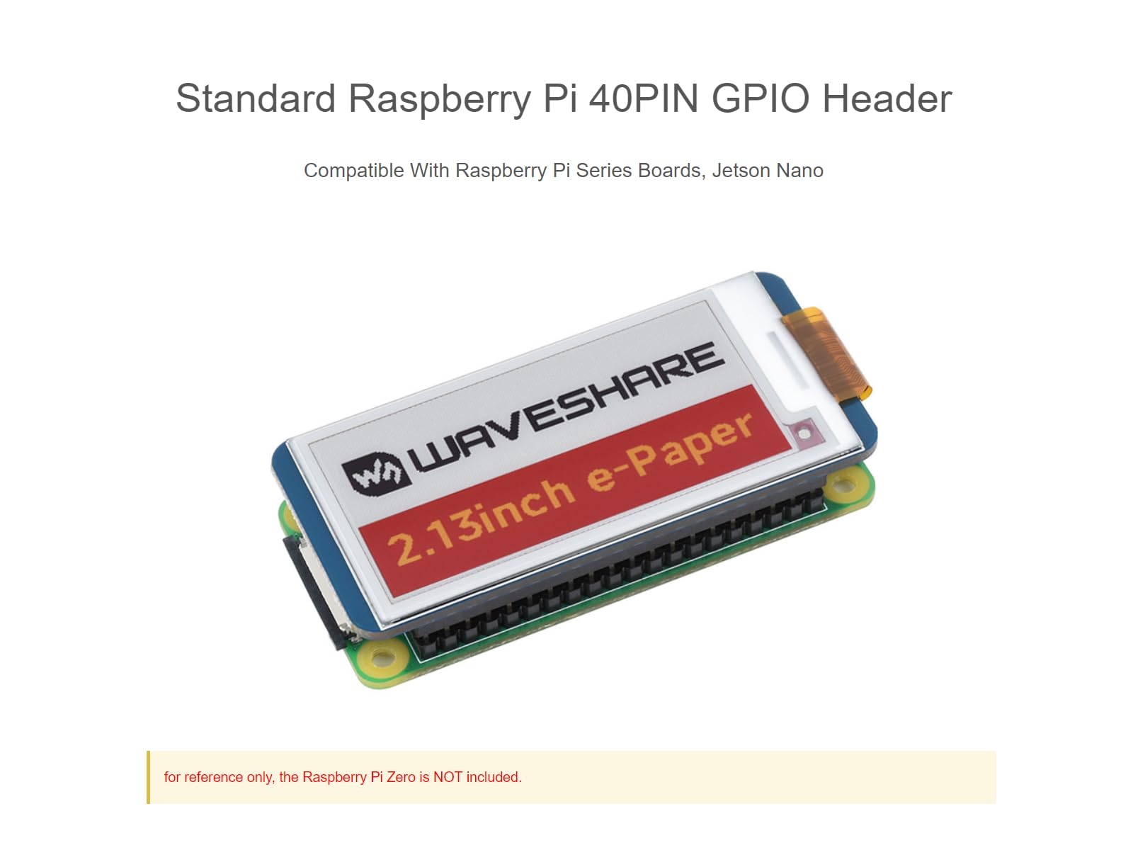 waveshare-2-13-zoll-e-paper-hat-g-250x122-4-farben-f-r-raspberry-pi image 4