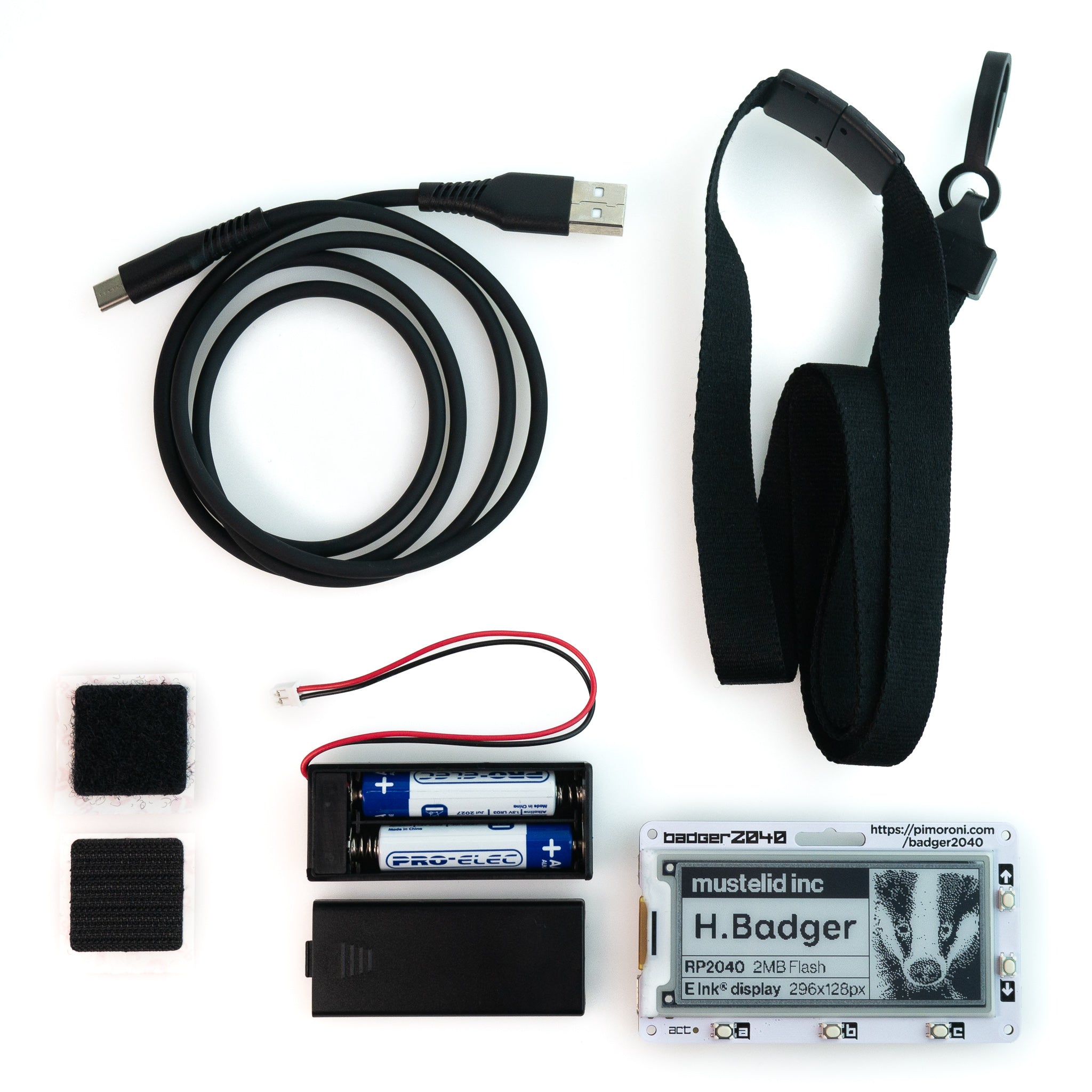 pimoroni-badger-2040-programmierbares-e-ink-badge-mit-rp2040 image 4