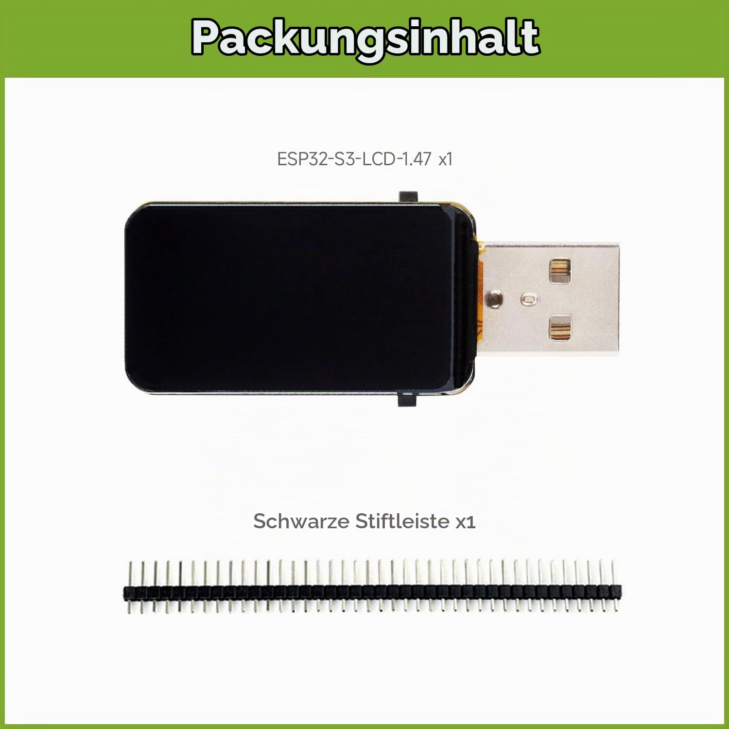 waveshare-esp32-s3-1-47-zoll-lcd-entwicklungsboard-172x320-wifi-ble image 2