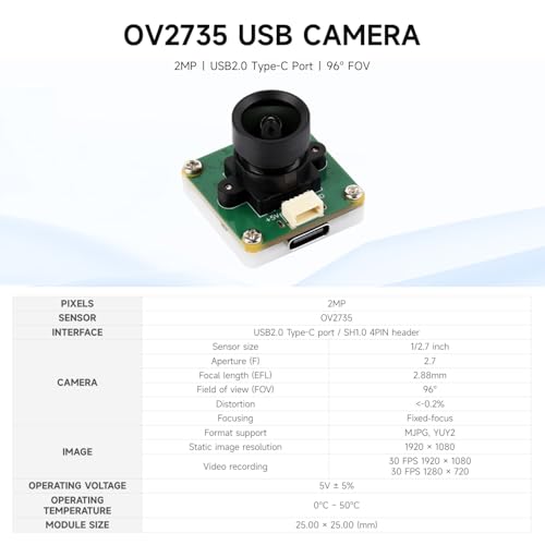 waveshare-ov2735-2mp-usb-kamera-a-type-c-sh1-0-4pin-1080p-weitwinkel image 8