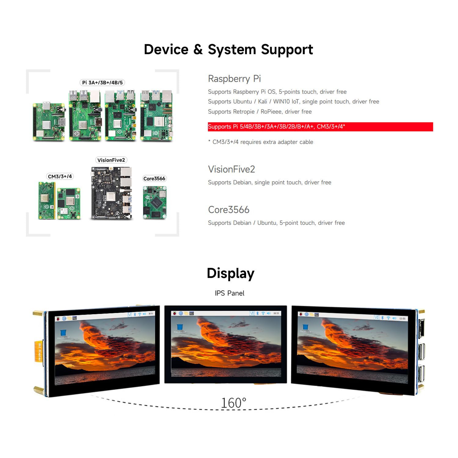 waveshare-4-3-zoll-dsi-lcd-touch-display-800-x-480-ips-kapazitiv-f-r-raspberry-p image 4