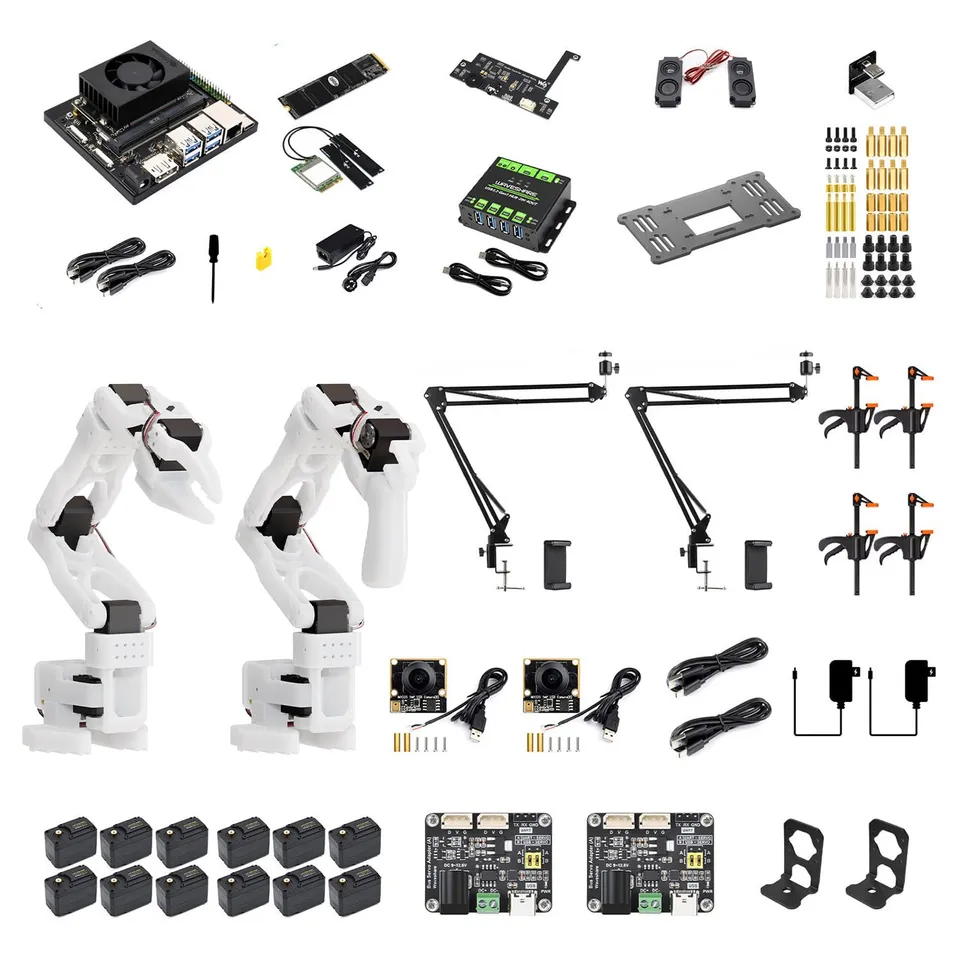 waveshare-so-arm100-open-source-6-achs-roboterarm-jetson-orin-nano-kit-mit-resin image 1