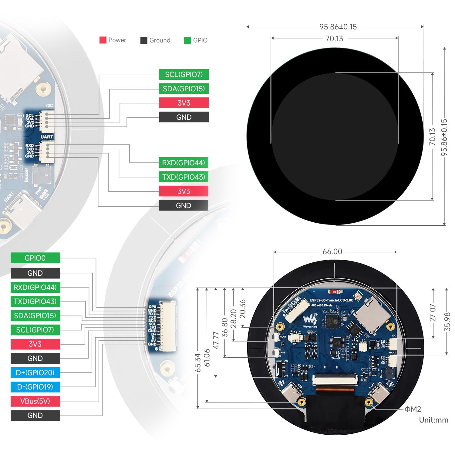 waveshare-esp32-s3-2-8-zoll-kapazitives-rundes-touch-display-entwicklungsboard-4 image 6