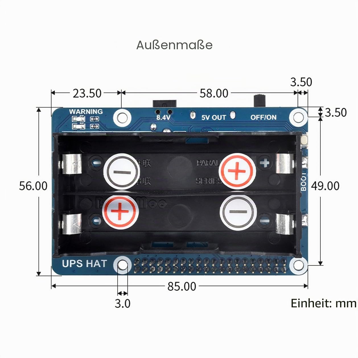 waveshare-ups-hat-usv-modul-f-r-raspberry-pi-5v image 8