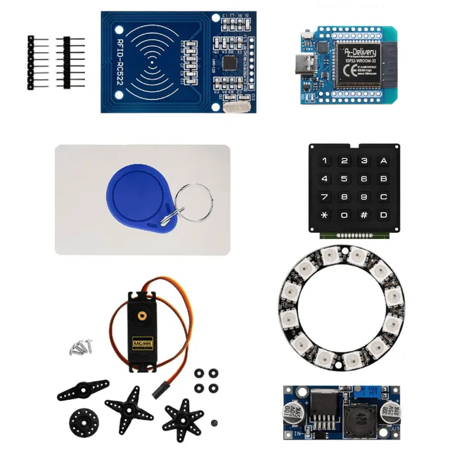 az-delivery-t-rverriegelung-iot-tresor-projekt-set-mit-video-anleitung image 1