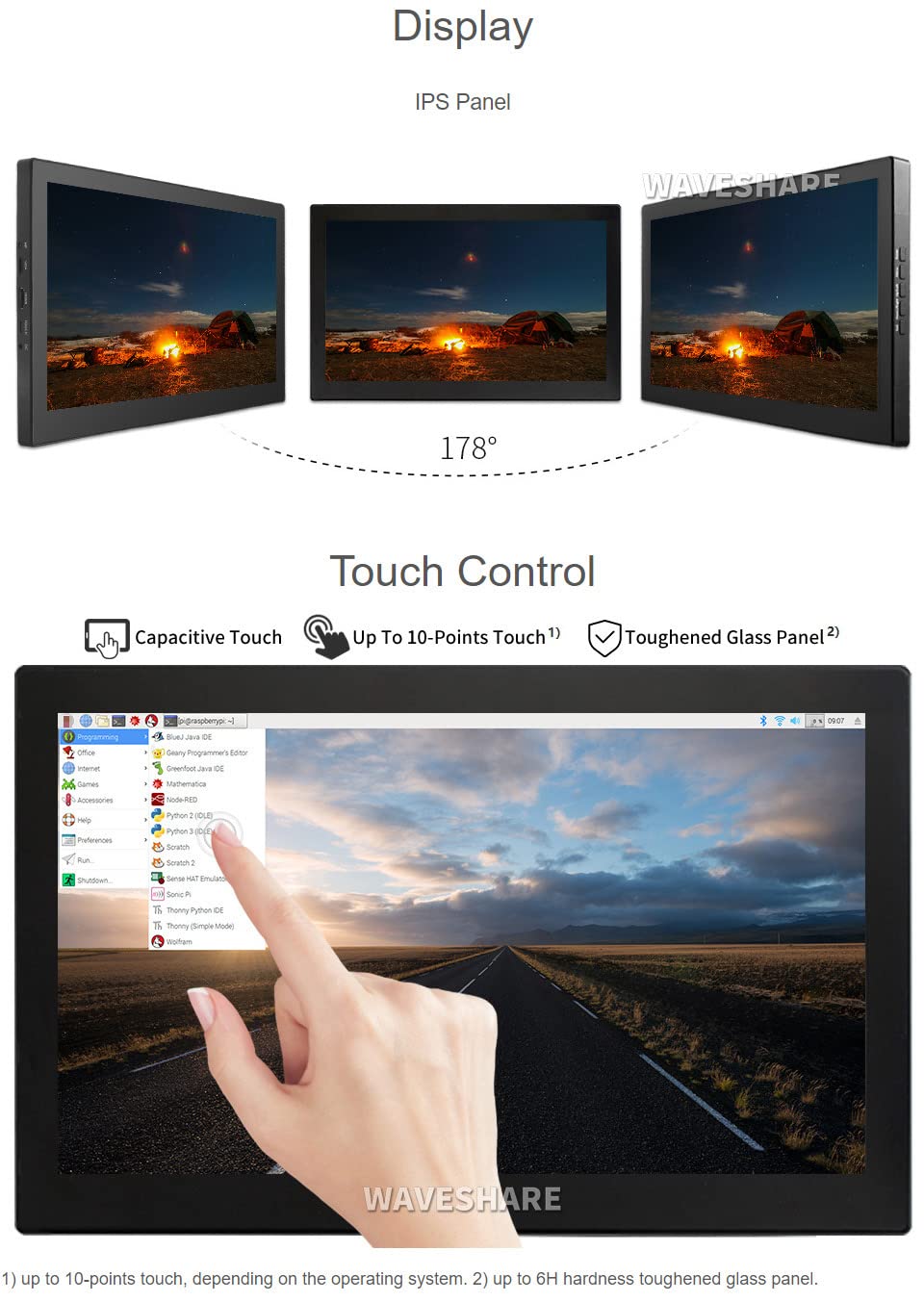 waveshare-13-3-zoll-ips-touchscreen-1920x1080-hdmi-lcd-v2-mit-geh-rtetem-glas image 5