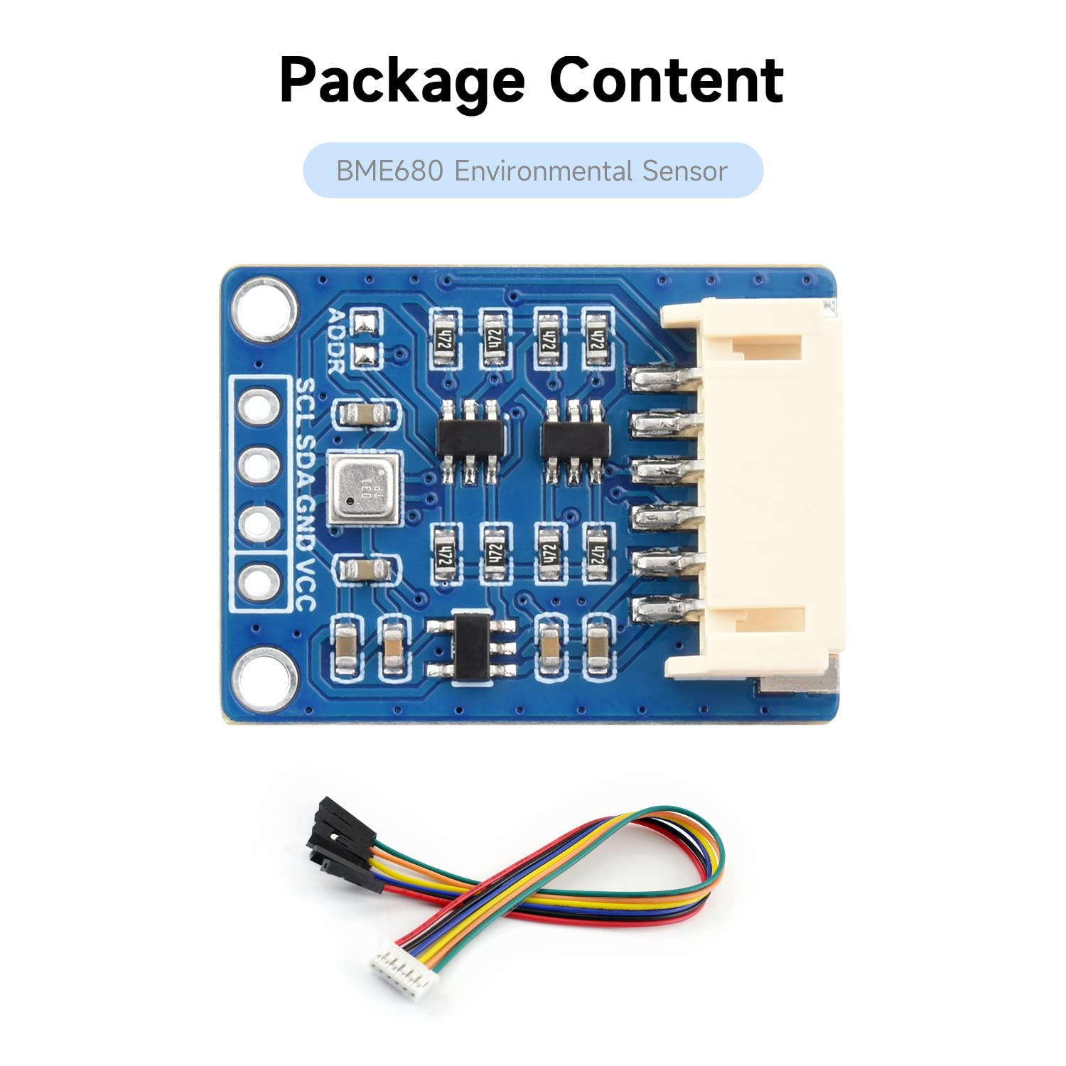 waveshare-bme680-umweltsensor-temperatur-feuchte-luftdruck-gas-f-r-raspberry-pi- image 2