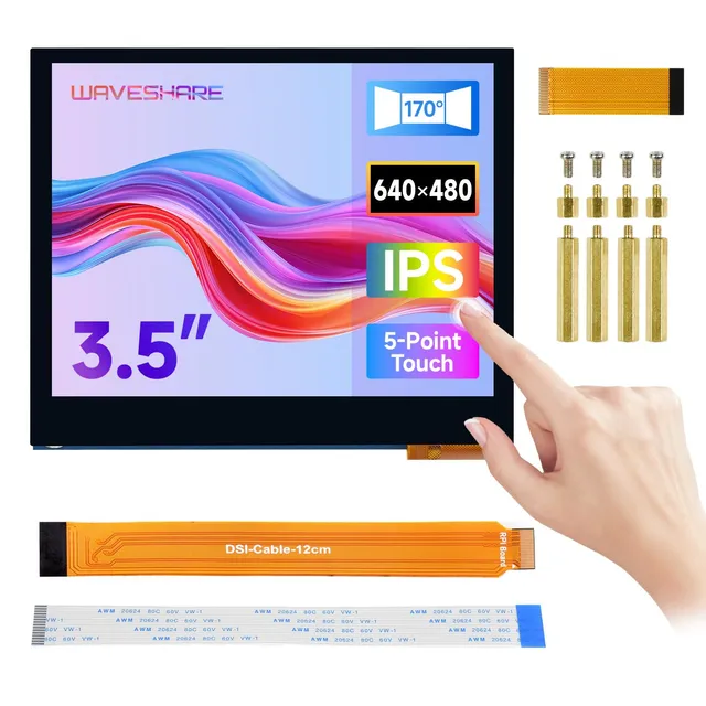 waveshare-3-5-zoll-dsi-kapazitiver-touchdisplay-5-punkt-touch-640x480-ips-f-r-ra image 1