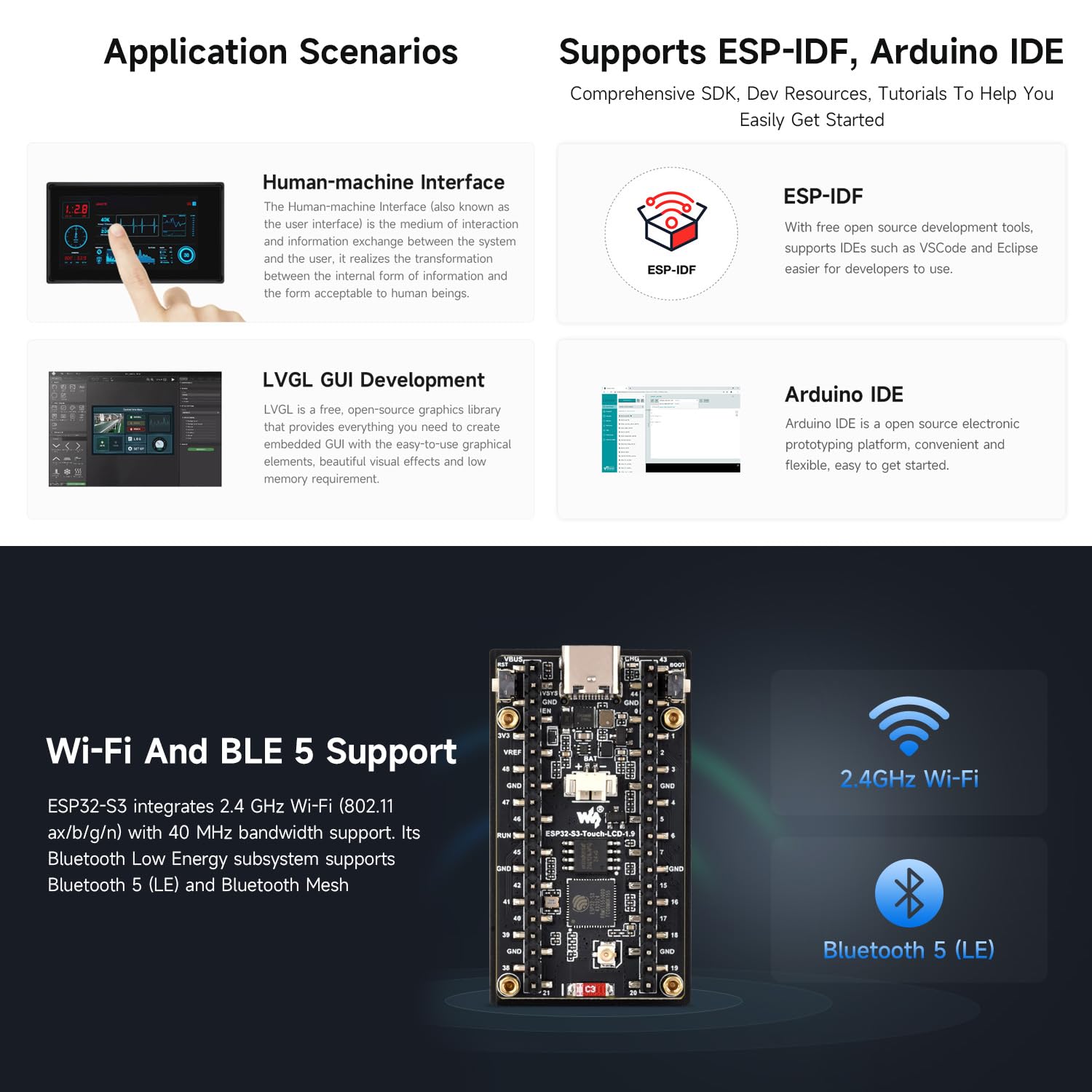 waveshare-esp32-s3-1-9-zoll-lcd-entwicklungsboard-170x320-ohne-touch-mit-wifi-un image 5