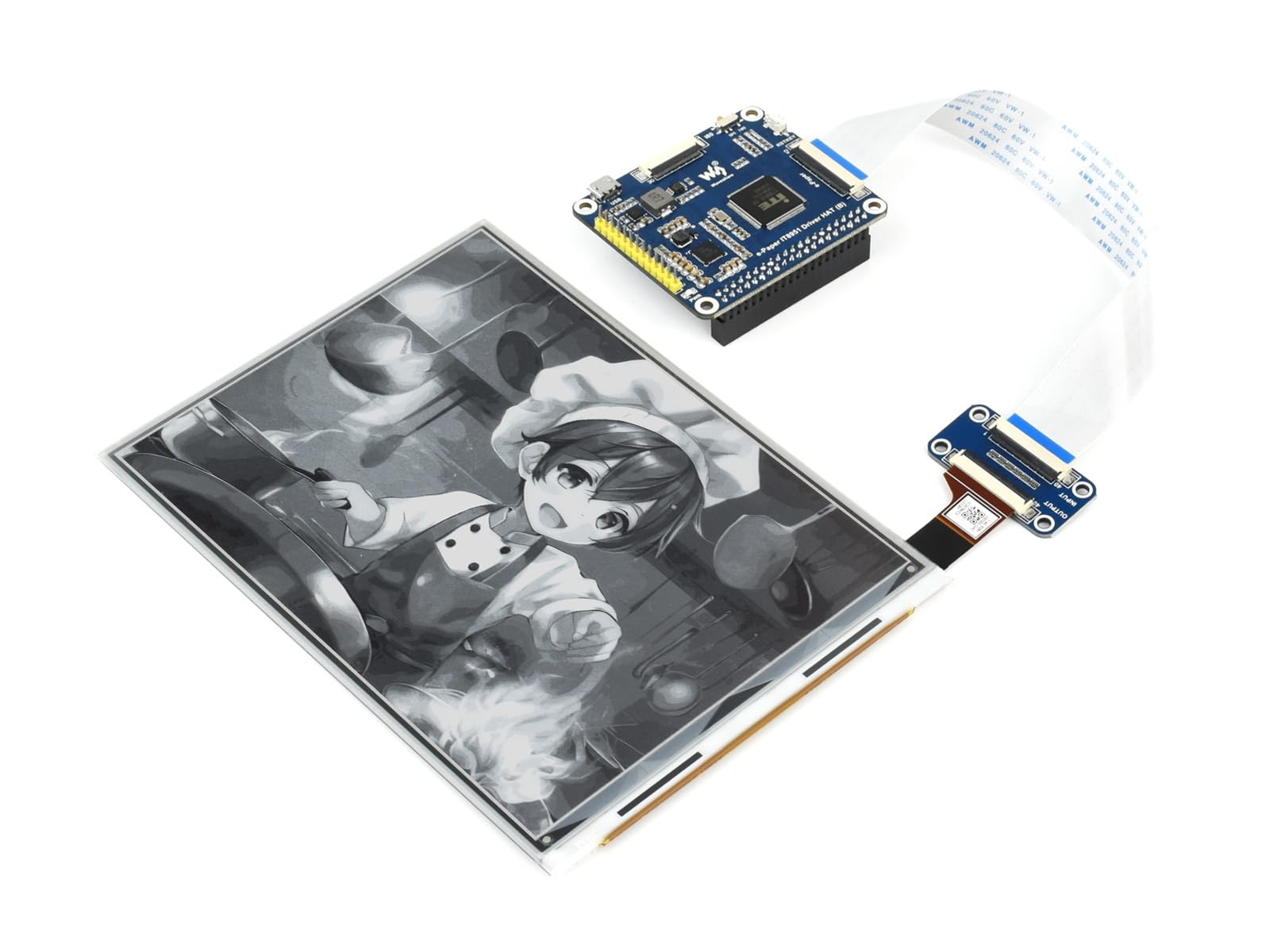 waveshare-7-8-zoll-e-paper-display-1872x1404-mit-it8951-driver-hat-schwarz-wei-f image 4