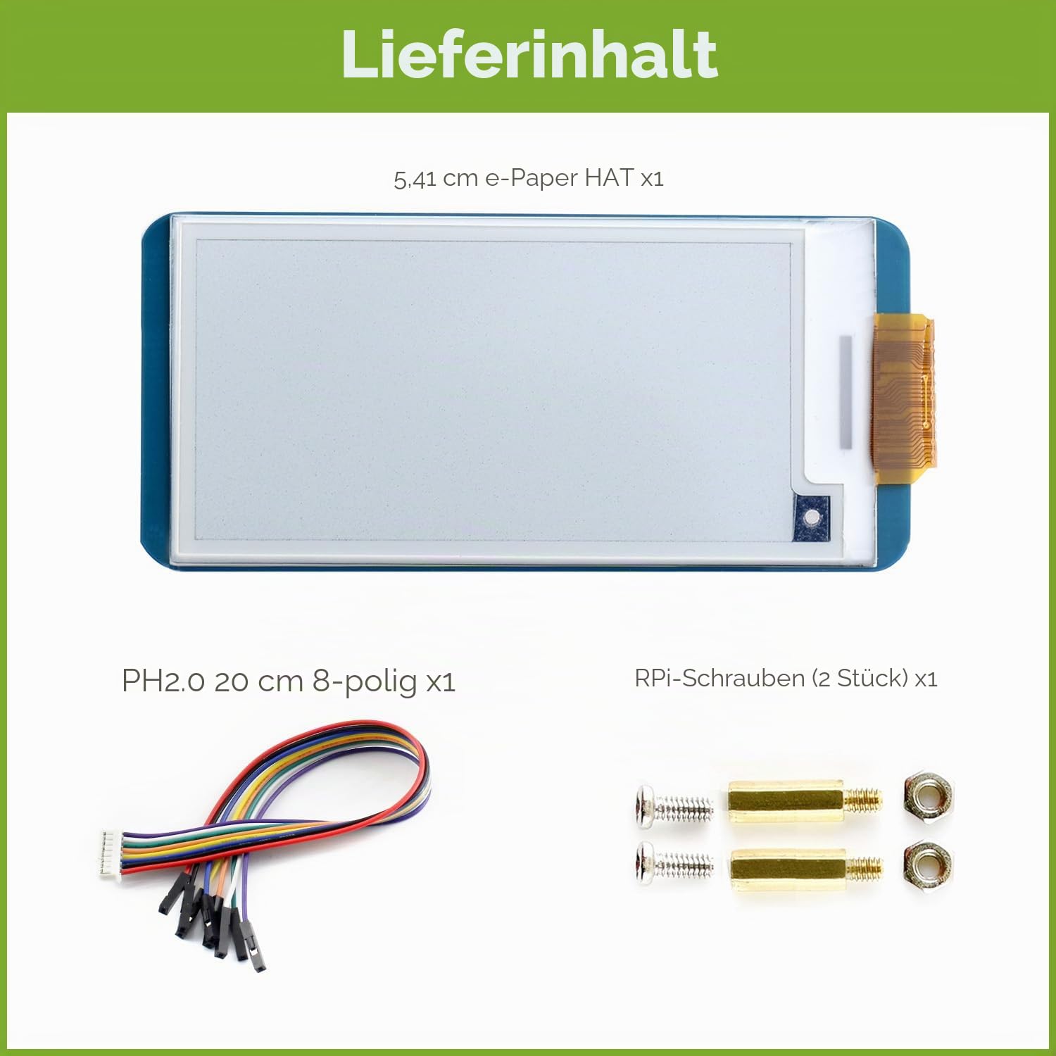 waveshare-2-13-zoll-e-paper-display-hat-v4-250x122-pixel-schwarz-wei-spi-f-r-ras image 2