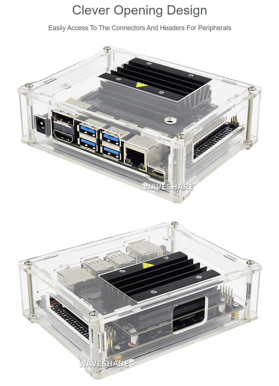 waveshare-acrylgeh-use-typ-a-f-r-jetson-nano-schutzgeh-use-mit-k-hlungs-ffnung-u image 4