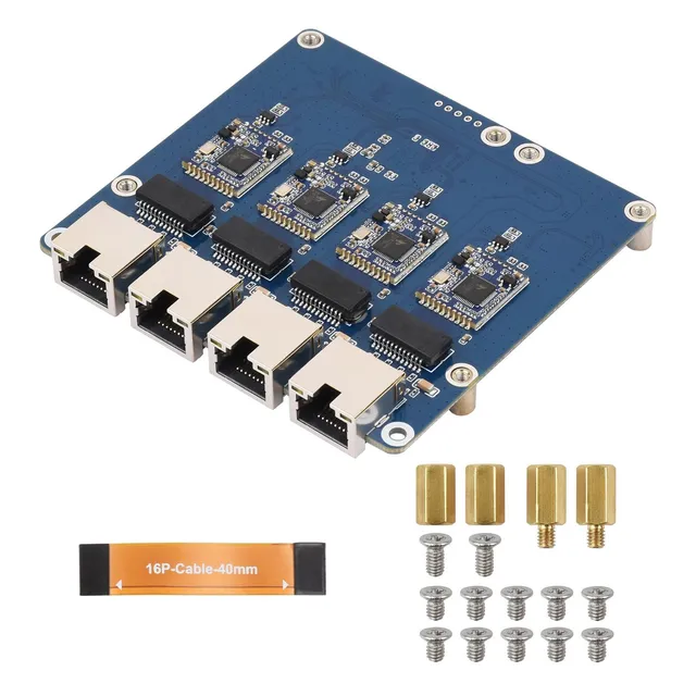 waveshare-pcie-zu-4x-2-5g-ethernet-board-b-f-r-raspberry-pi-5-treiberfrei-plug-p image 1