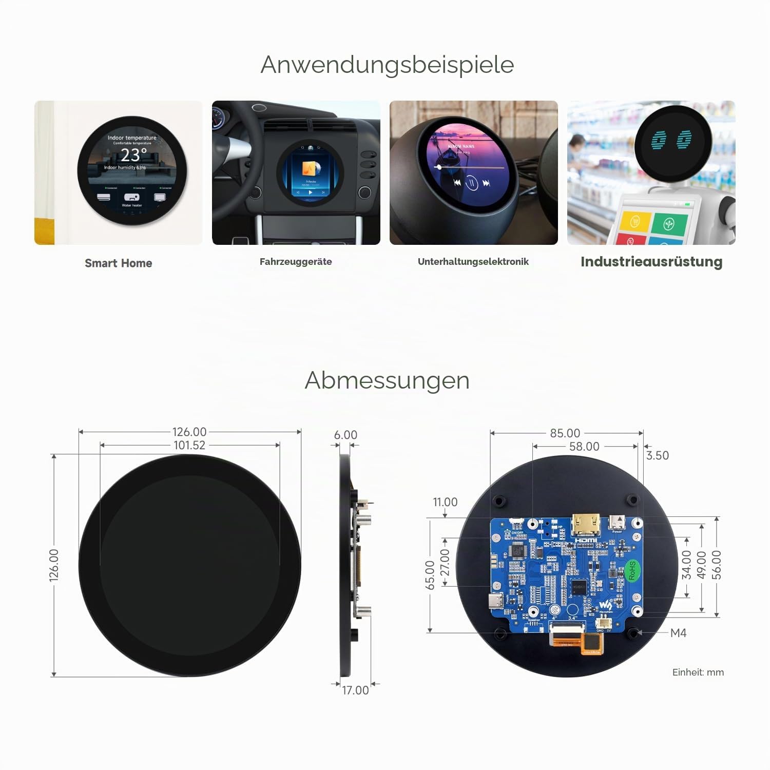 waveshare-4-zoll-hdmi-circular-touch-display-720x720-ips image 8