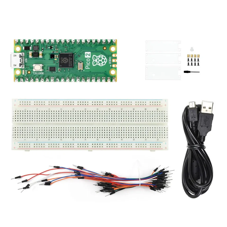 waveshare-pi-pico-2-starter-kit-rp2350-dual-core-mit-acryl-case-und-zubeh-r image 1