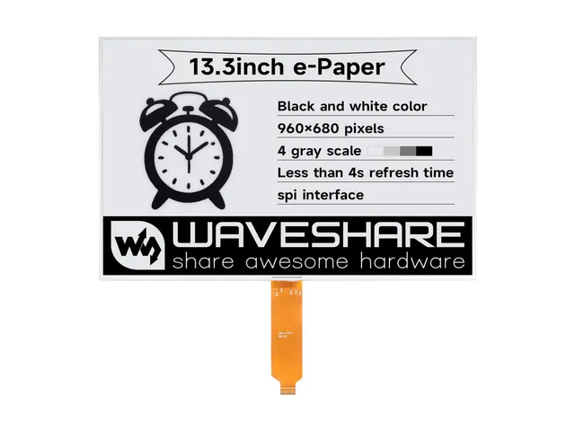 waveshare-13-3-zoll-e-paper-raw-display-960-x-680-pixel-spi-ohne-treiberplatine image 1