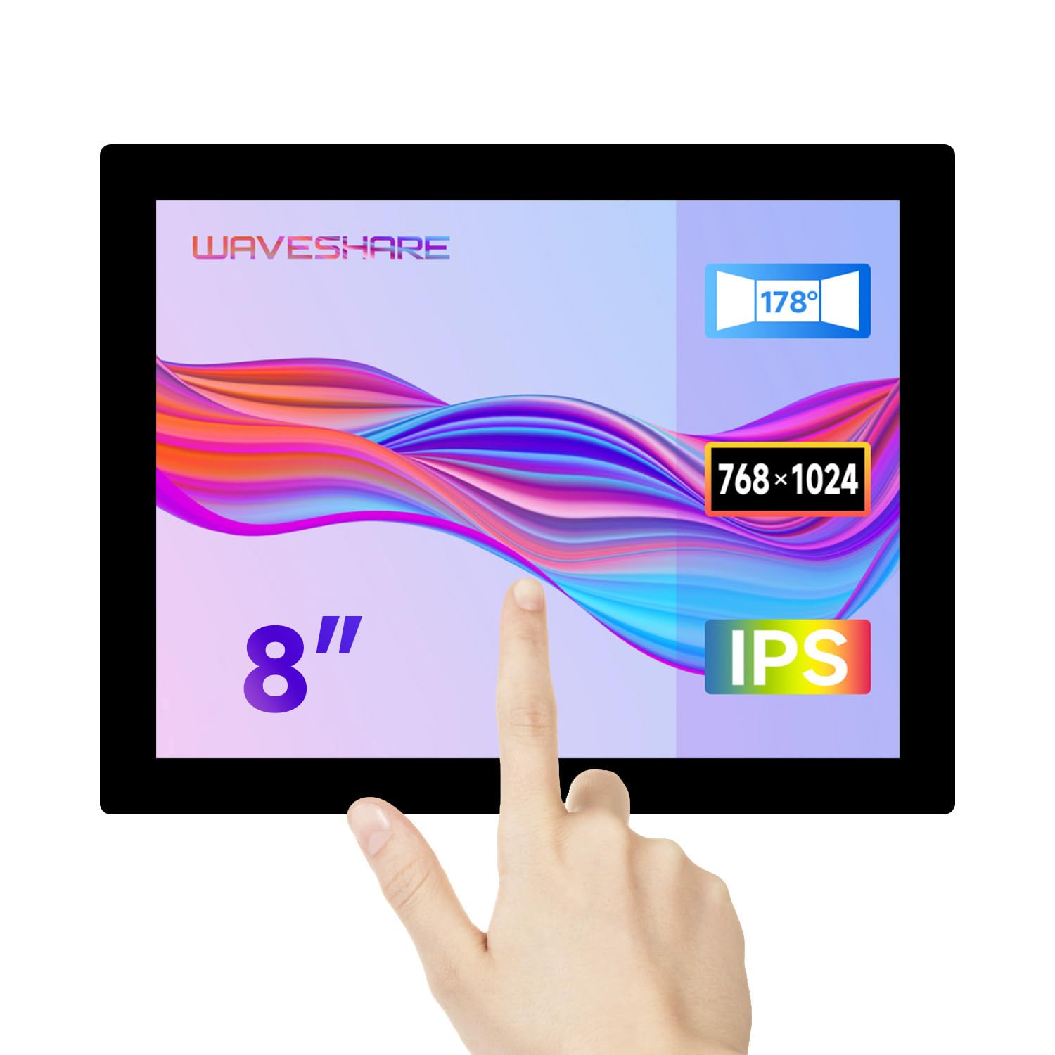 waveshare-8-zoll-capacitive-touch-display-768x1024-ips-hdmi-mit-geh-rtetem-glas- image 1