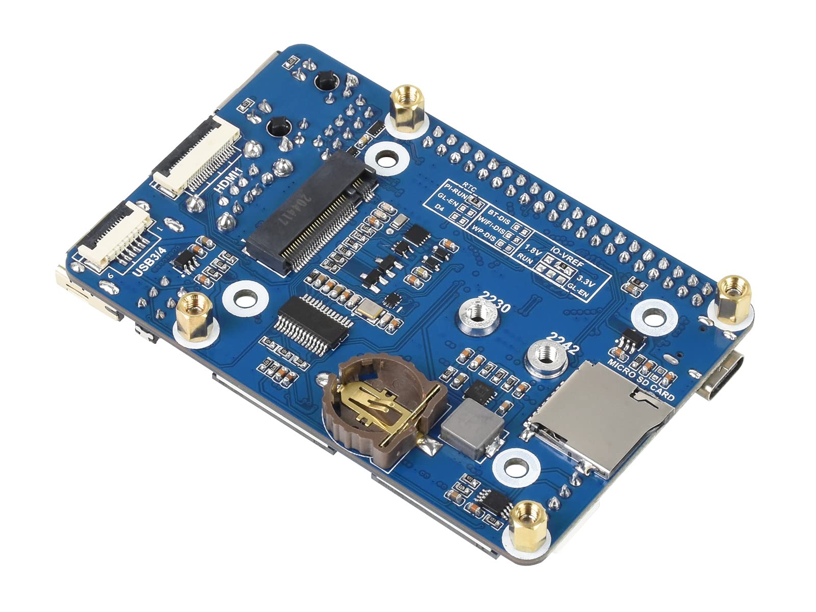 waveshare-mini-base-board-typ-b-f-r-raspberry-pi-compute-module-4 image 2