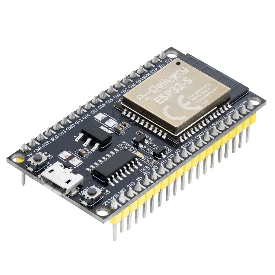 az-delivery-esp32s-nodemcu-dev-kit-c-wlan-wifi-board-mit-ch340-nachfolger-esp826 image 1