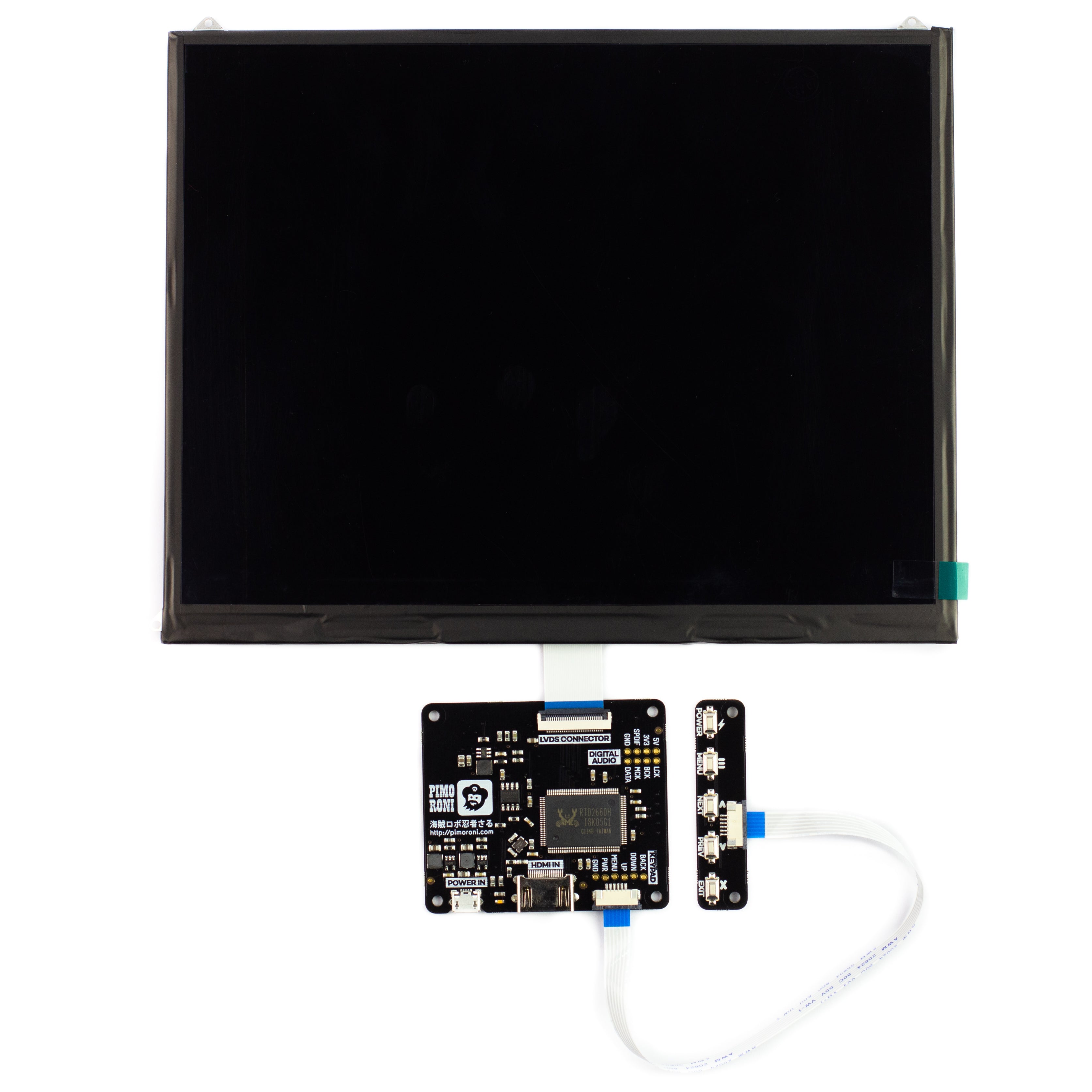 pimoroni-hdmi-10-lcd-screen-kit-1024x768-f-r-picade image 1