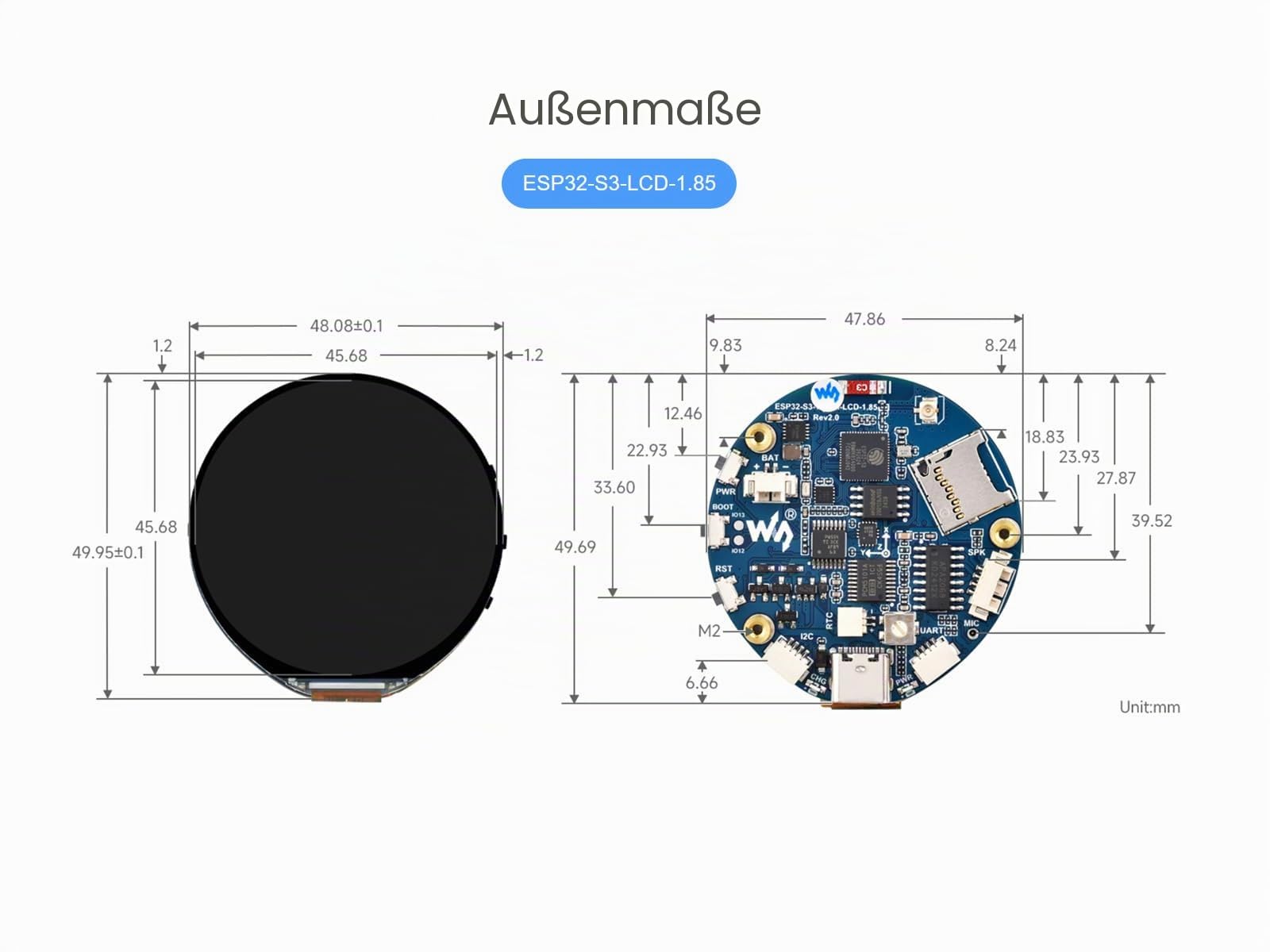 waveshare-esp32-s3-1-85-zoll-rundes-lcd-entwicklungsboard-360x360 image 7