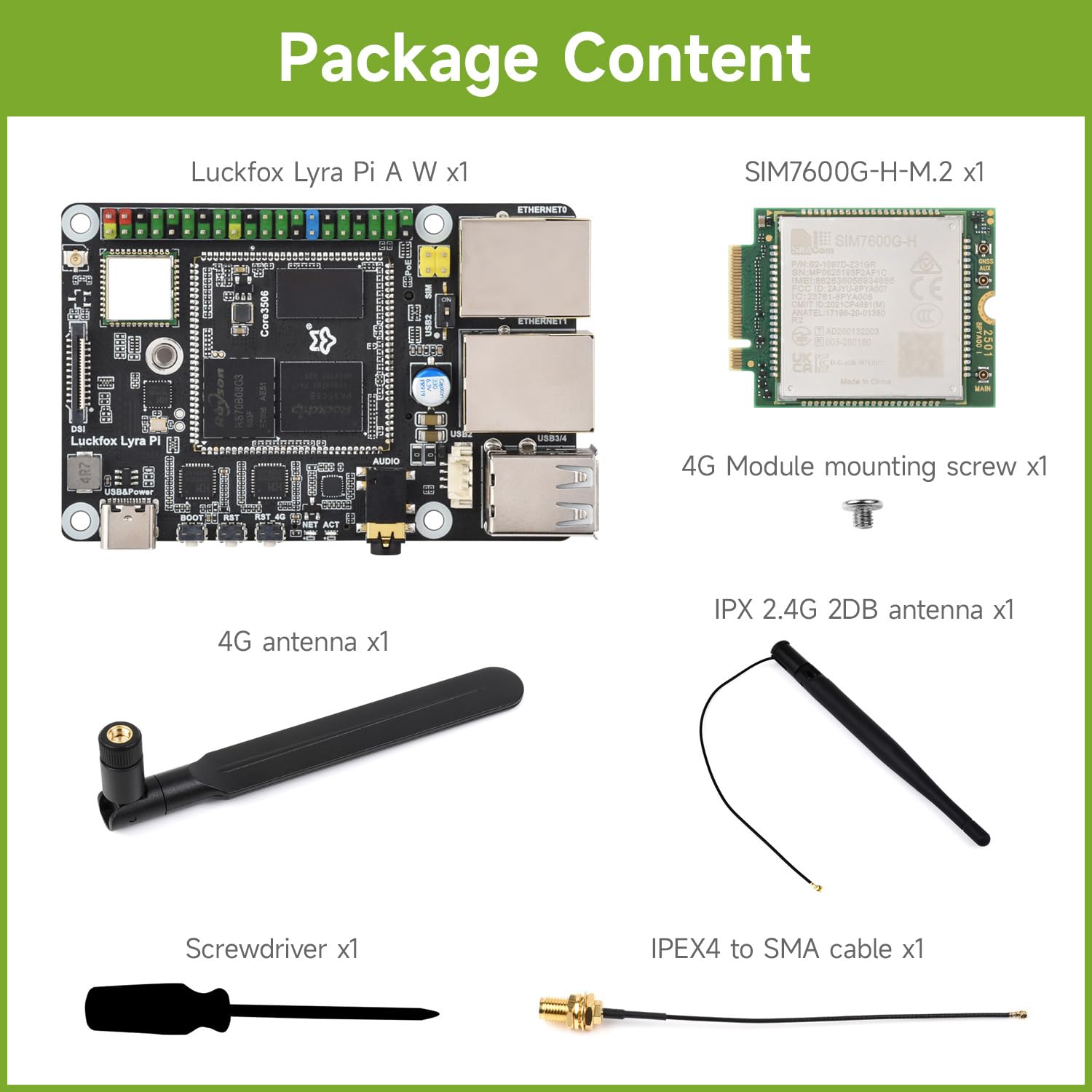 waveshare-luckfox-lyra-pi-a-w-4g-kit-linux-micro-entwicklungsboard-core3506-8gb- image 2