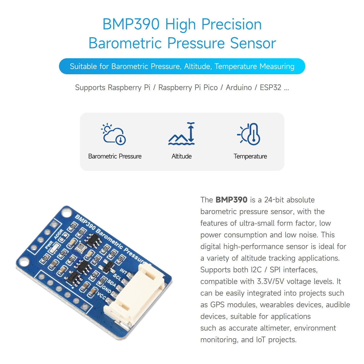waveshare-bmp390-barometrischer-drucksensor-h-he-temperatur-f-r-raspberry-pi-pic image 3