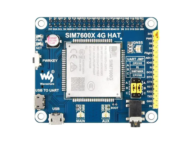 waveshare-sim7600g-h-4g-3g-2g-gnss-hat-lte-cat4-gps-f-r-raspberry-pi image 1