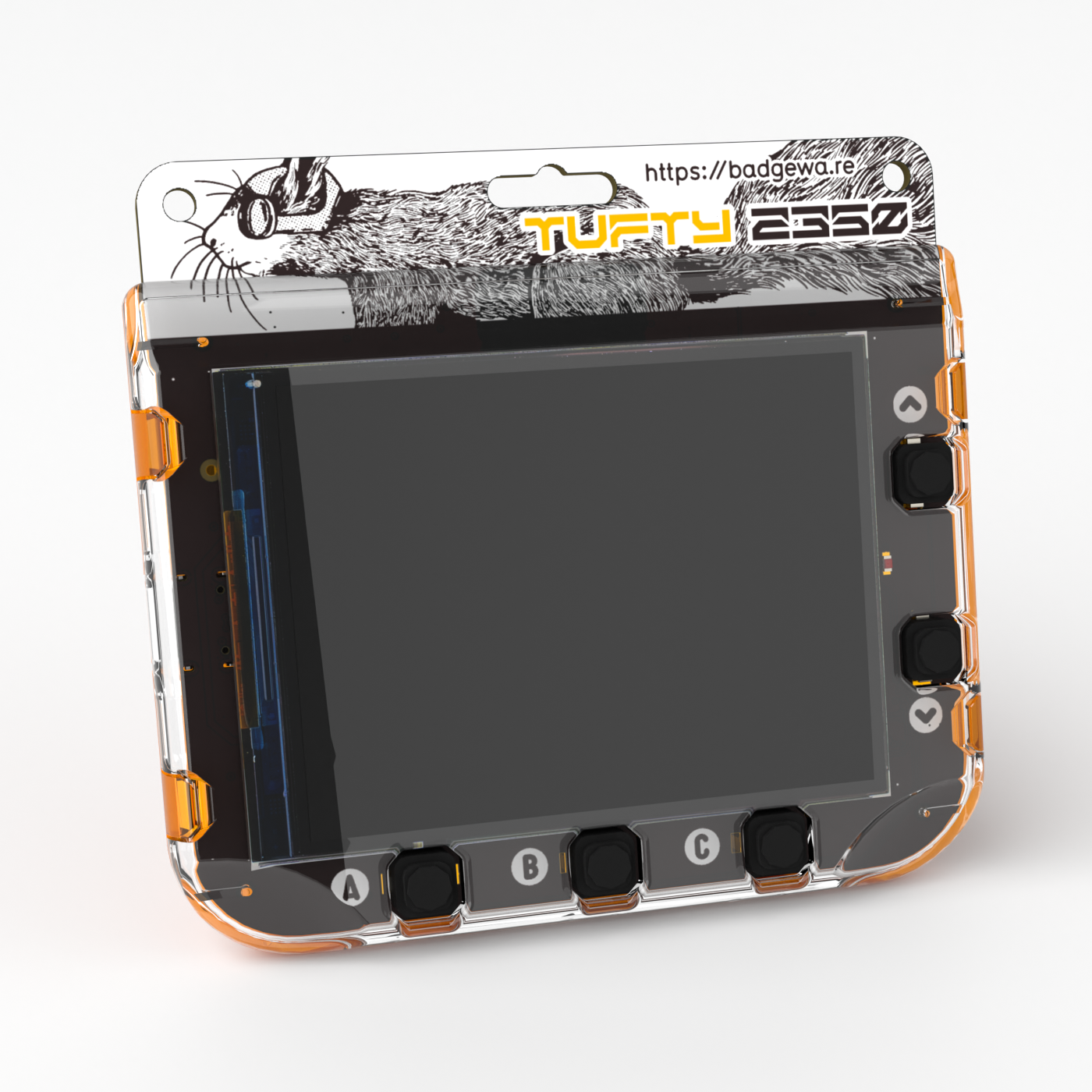 pimoroni-tufty-2350-badge-wearable-mit-2-8-zoll-tft-display image 3