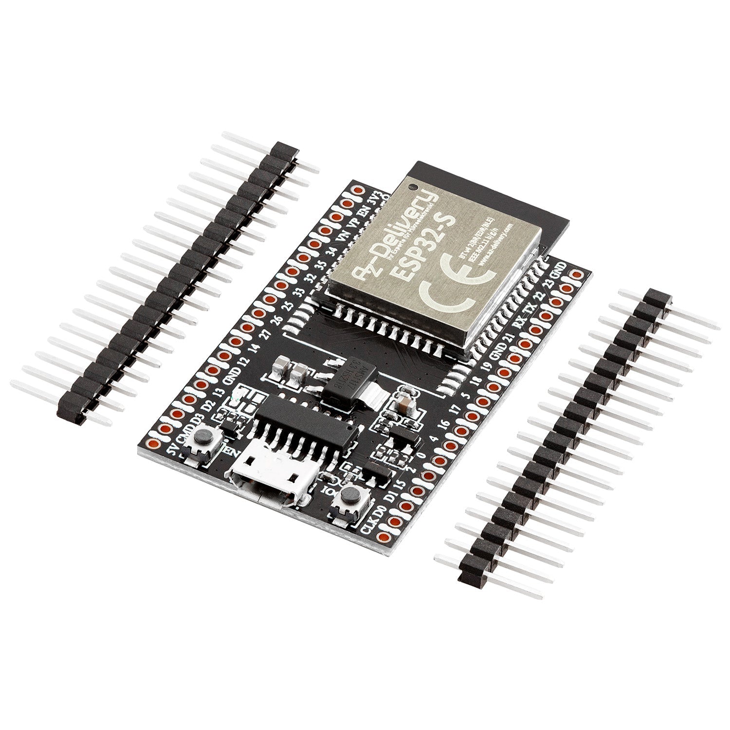 az-delivery-esp32s-dev-kit-c-v4-nodemcu-wlan-bluetooth-board-ch340-rev-3 image 1