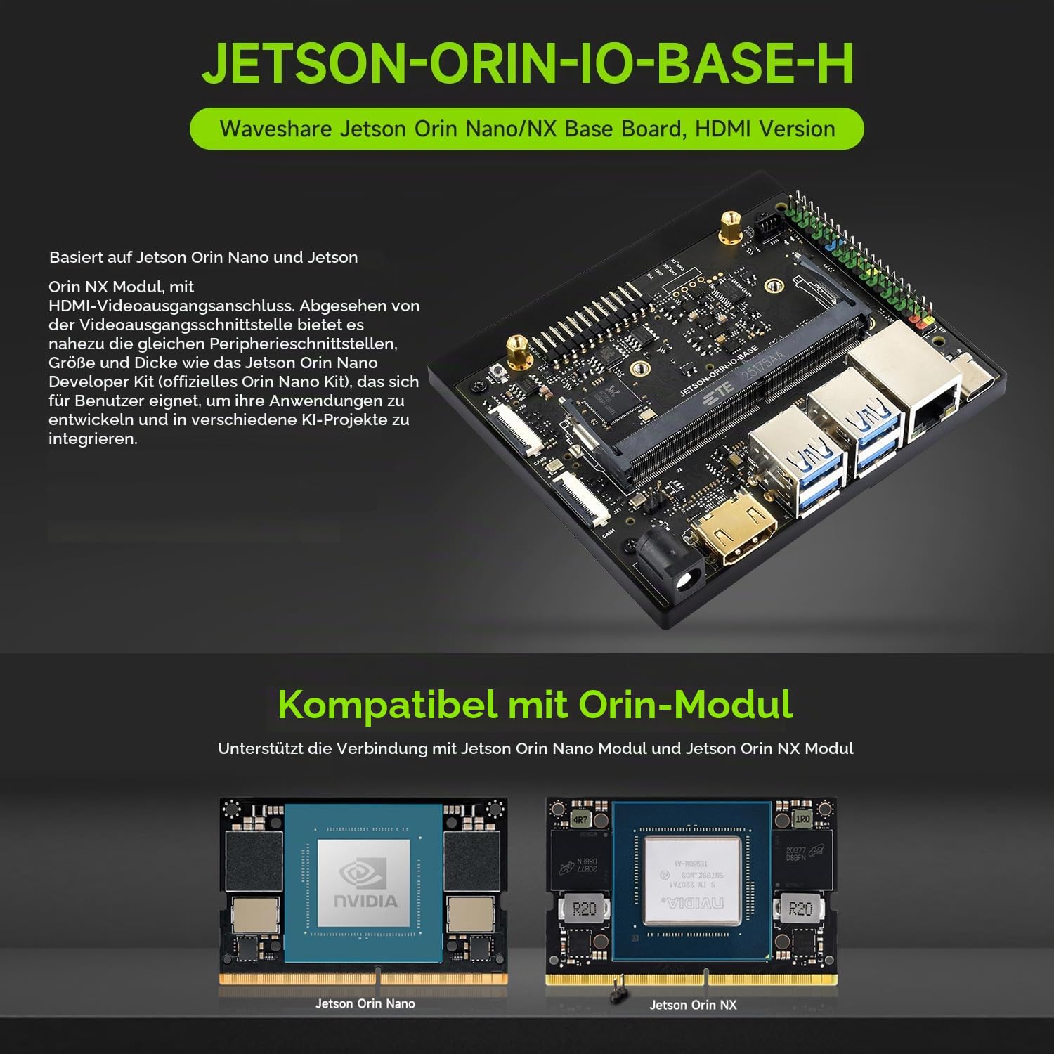 waveshare-jetson-orin-nano-nx-super-base-board-hdmi-version-tr-gerboard image 4