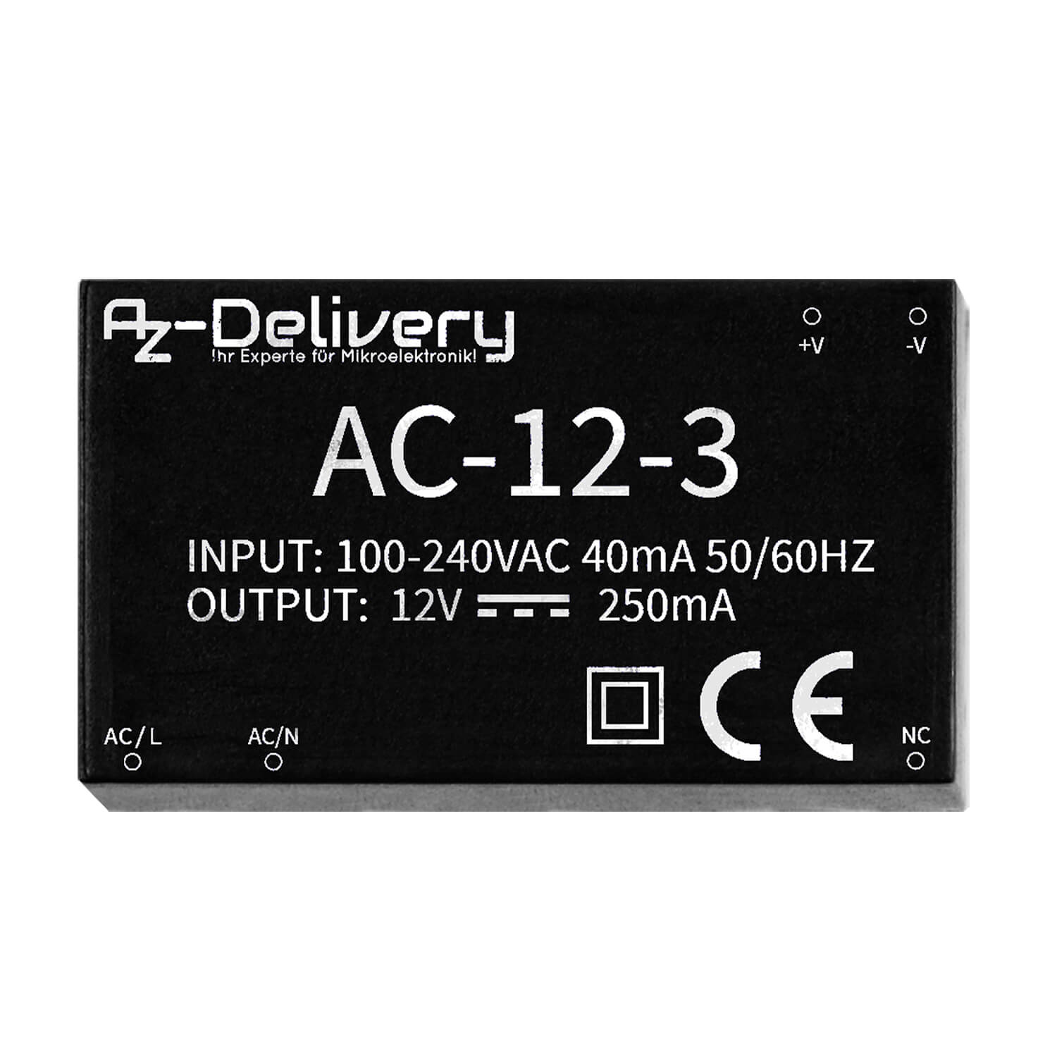 az-delivery-ac-12-3-mini-netzteil-220v-zu-12v-dc-3w image 2